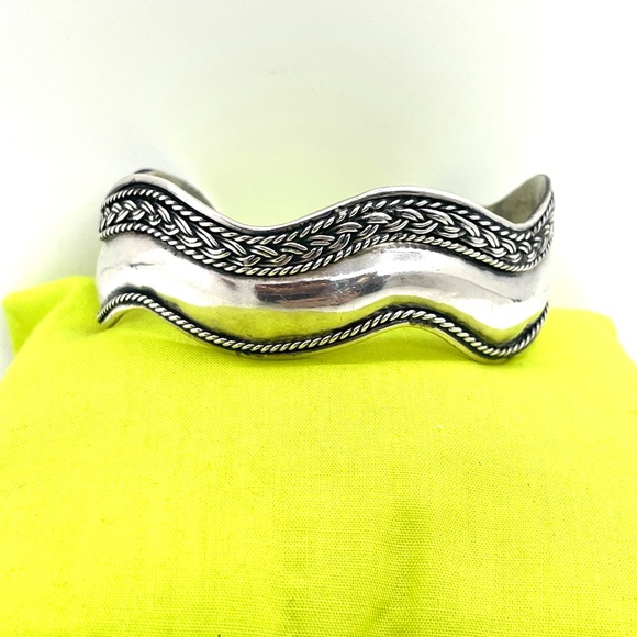 Sterling .950 Decorative Cuff